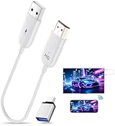 Wireless HDMI Display Adapter Plug and Play, Screen Mirroring Adapter Streaming Video/Audio/Files...