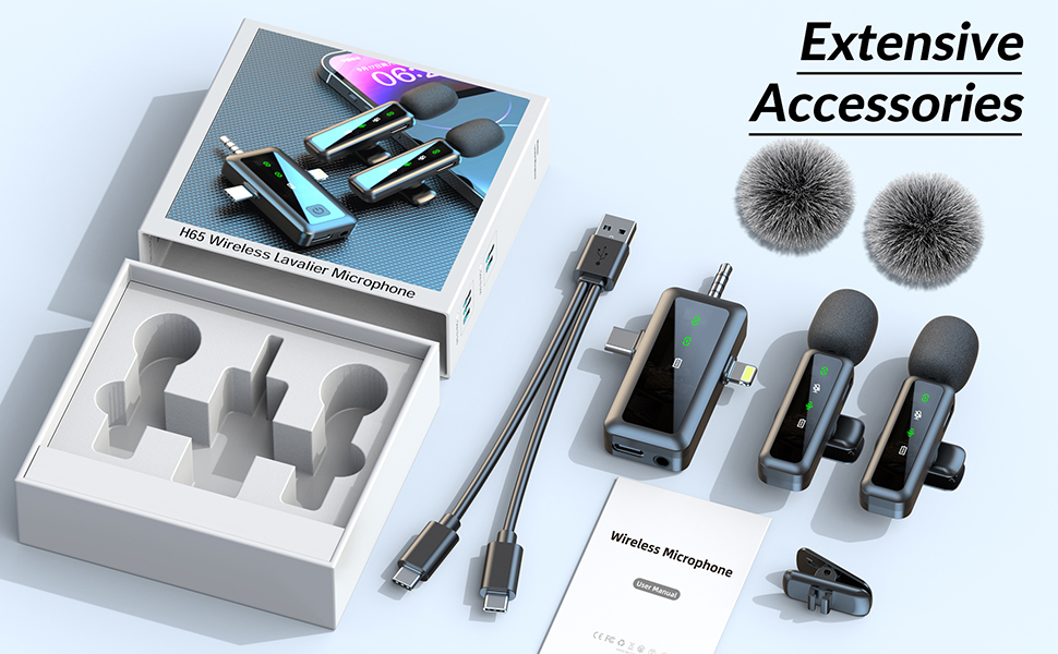 Extensive accessories