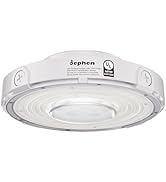 dephen 60W Round LED Canopy Light, 5000K Parking Garage Lights, 6900Lumens LED Ceiling Light AC12...