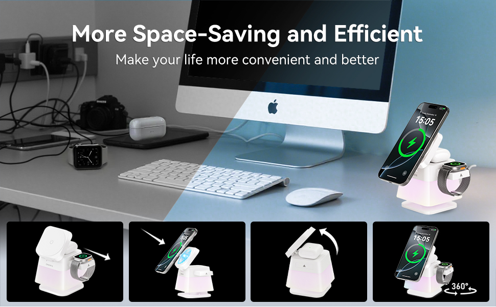 space saving charging station