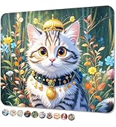 Niniubye Mouse Pad, Square Cute Mouse Pad 10 x 8 Inch, Waterproof Premium-Textured &amp; Stitched Edg...