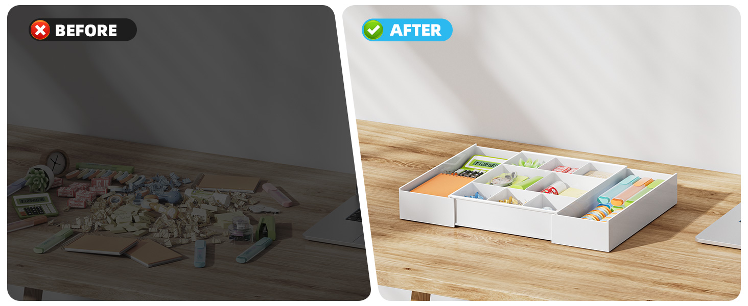 drawer organizer tray