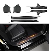 BMZX for Tesla Model 3 Accessories 2024 2025 Highland Door Sill Protector Front and Rear Door Ent...