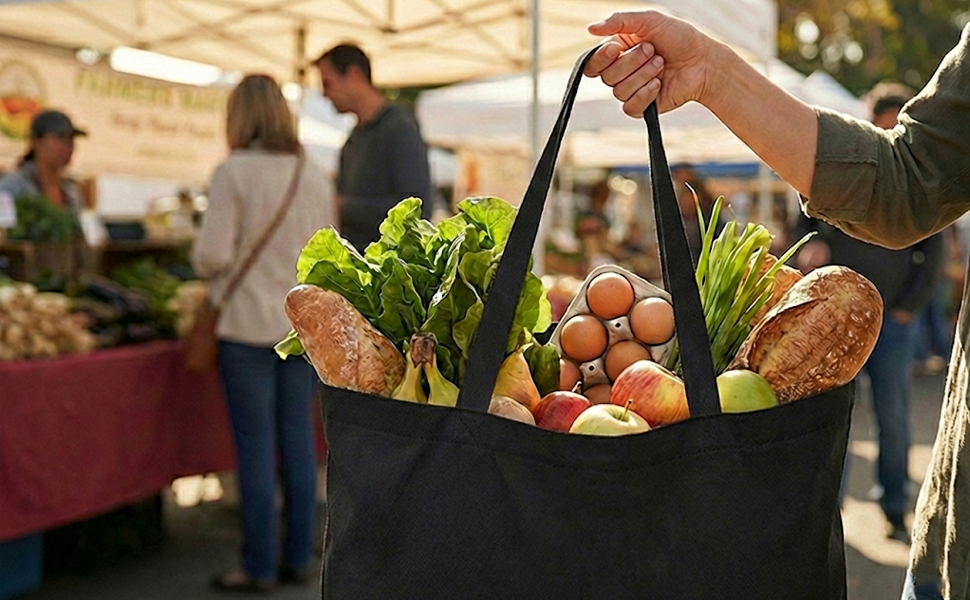 BasicList Extra Large Canvas Tote Bag