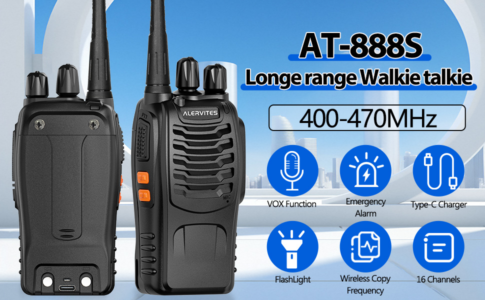 AT-888S walkie talkie