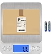 Emarful Digital Postal Shipping Scale, Stainless Steel Large Platform Scale for Business Packages...