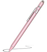 KECOW Stylus Digital Pen for Touch Screens, 1.45mm fine Elastic Tip Rechargeable Pencil Compatibl...