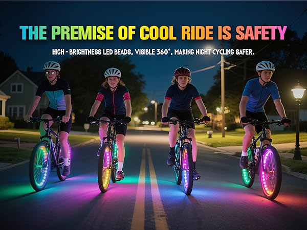 Bicycle wheel lights