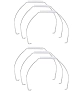 Chinflly 6 PCS Gallon Handle Replacement,Ergonomic Iron Replacement Bucket Handles with Plastic G...