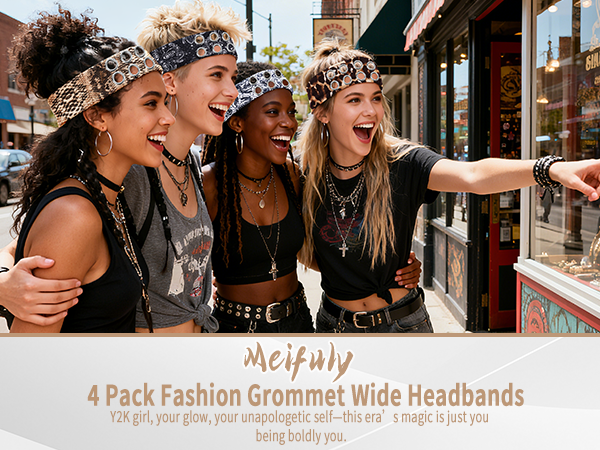 Y2k Grommet Headbands