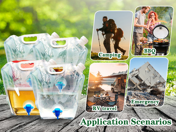 Collapsible Water Container Bag