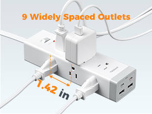 spaced outlet