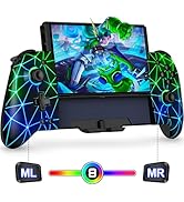 Mocagen Switch Controllers for Nintendo Switch/OLED Games Handheld Mode, Wireless Swtich Pro Cont...