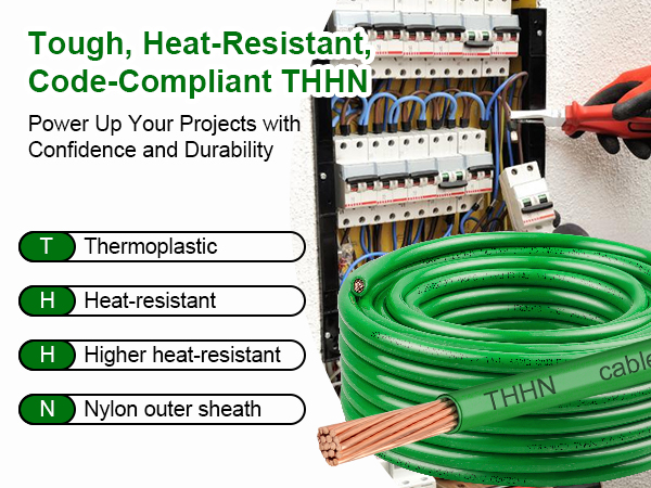 THHN Stranded Wire Green