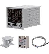 SINOTIMER PID Temperature Controller Kit, AC 100 to 240V, Comes with SSR 40DA Solid State Relay, ...
