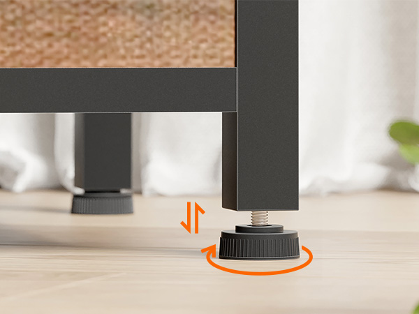 bedside table with charging station