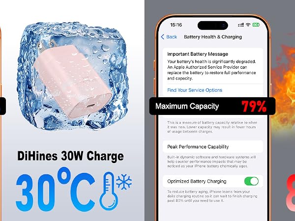 30w 40w iphone 17 16 15 pro max charger fast charging 10ft long usb c charger cable cord type c