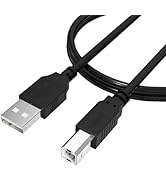 USB Printer Cable Cord to Computer Compatible with Canon PIXMA TS6420a, TS702a, TS9520a, TS3720, ...