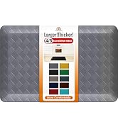 TranquilMoments 4/5 Inch Extra Thick Kitchen Mats for Floor,Non Slip Anti Fatigue Kitchen Rugs,Wa...