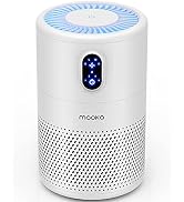 MOOKA Air Purifiers for Home Large Room up to 1076ft², H13 True HEPA Air Filter Cleaner, Odor Eli...