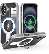 AUROX Magnetic for iPhone 16 Plus Case with Invisible Stand [Compatible with MagSafe] Military-Gr...