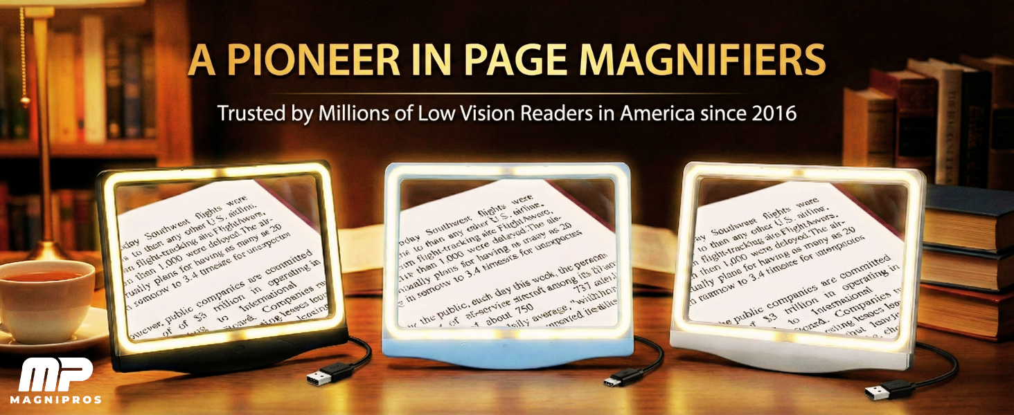 led page magnifier