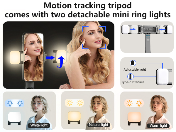 360 rotatable selfie stick tripod