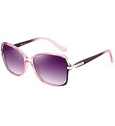 FEISEDY Vintage Square Polarized Sunglasses Trendy Cateye Ladies Oval Elegant Sun Glasses for Wom...