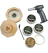 Happy Hour Cocktail Smoker Kit with Portable Touch including Oak, Cherry, Hickory, and Apple Wood...