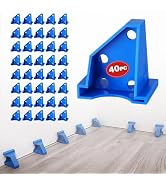 WORKPRO 40-Pack Floor Spacers, 2-in-1 Laminate Flooring Install Tool | 1/2" &amp; 1/4" Gaps, Reusable...