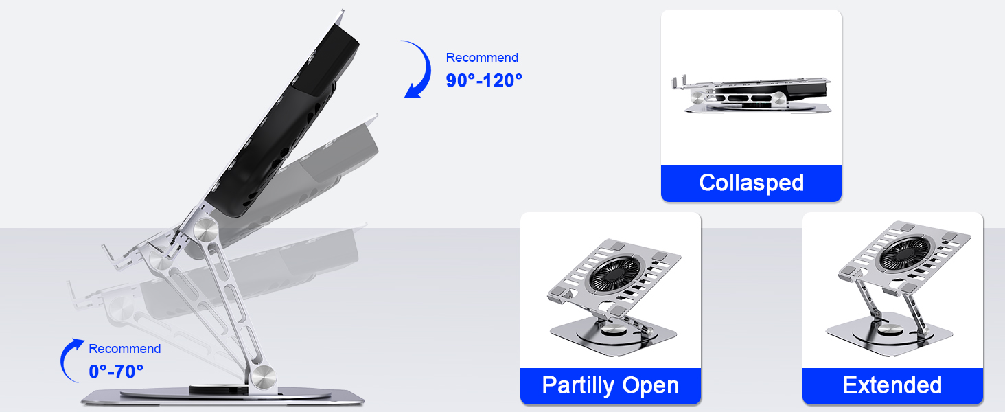 laptop riser for desk portable laptop stand adjustable laptop stand foldable laptop stand