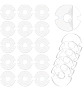 BENECREAT 50PCS Acrylic Hat Pom Pom Removable Button, Flat Round Pom Pom Base, Pom Pom Hat Holder...