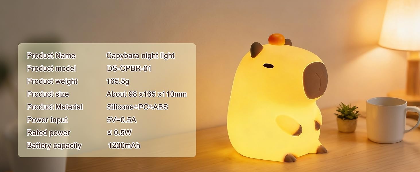 capybara night light