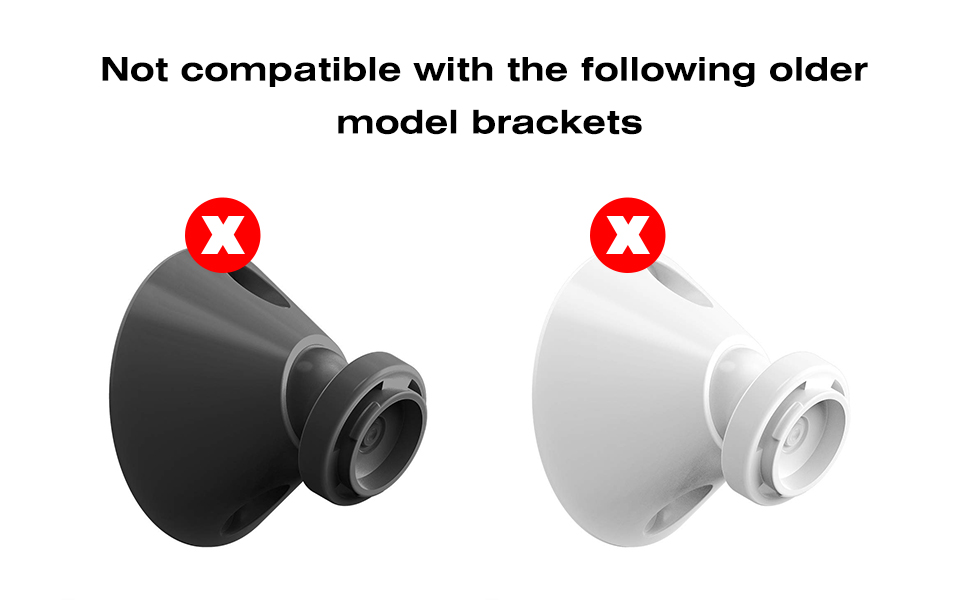 Not compatible with the followingolder model brackets