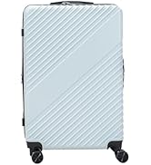 FurniEdge 28 Inch Checked Luggage with Spinner Wheels, Hardshell Suitcase, TSA, Airline Approved,...