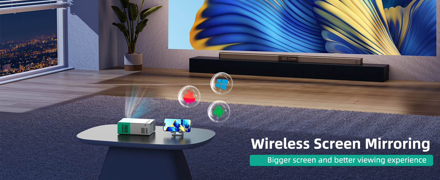 wepvo bluetooth projector