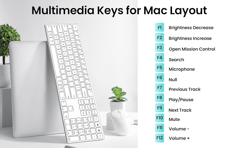 2.4G Wireless and Bluetooth Keyboard