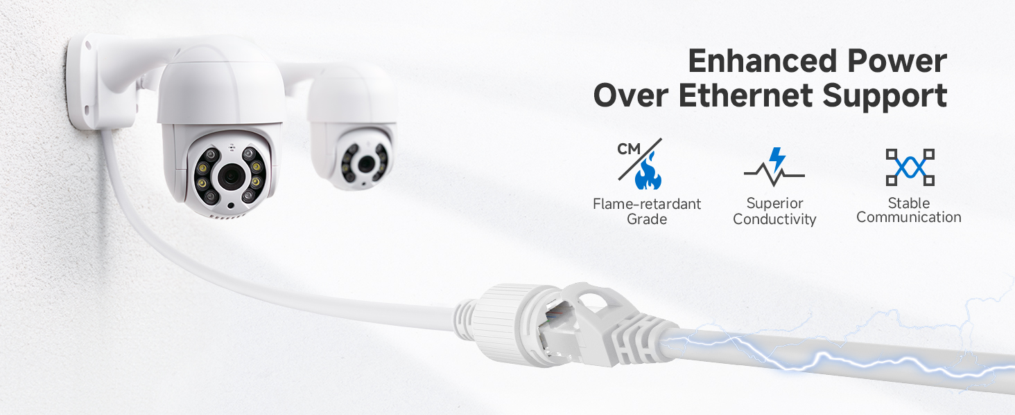 Cat 6 ethernet cable with 24 AWG copper wire for high-speed connectivity