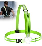 Zacro LED Reflective Vest with Chest Light 500LM, 5 RGB Colors High Visibility Rechargeable Light...