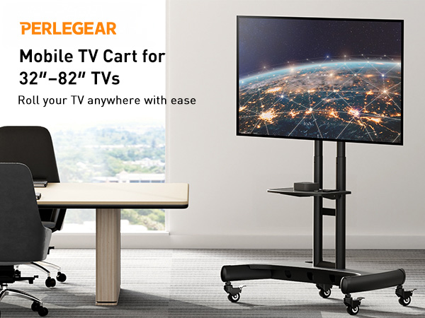rolling tv stand