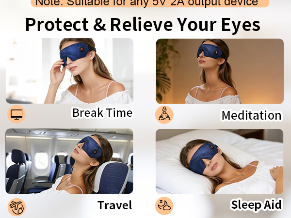 heated eye mask