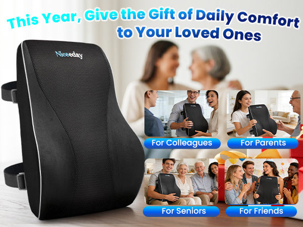 Lumbar Pillow with High Backrest