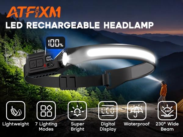 Rechargeable headlamp-1