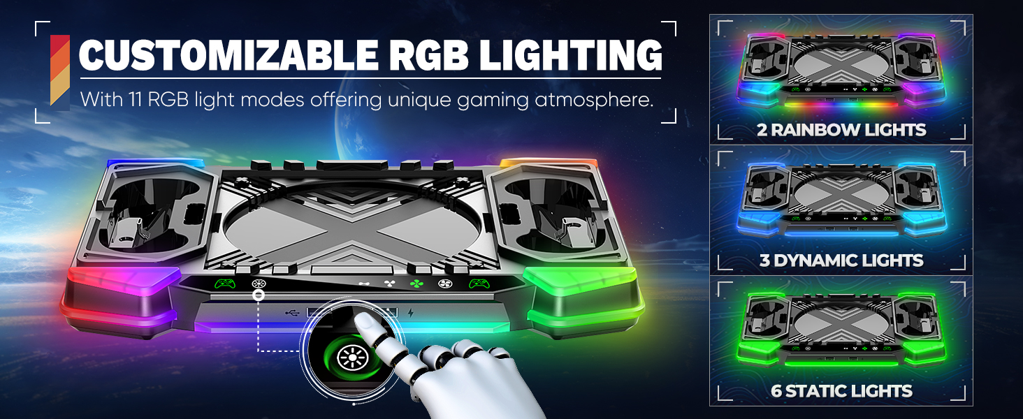 11 RGB Colorful Light Strips