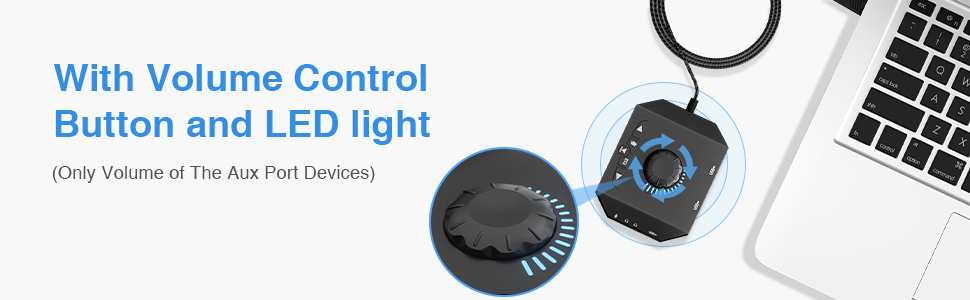 USB Hub with 3.5mm Audio Out