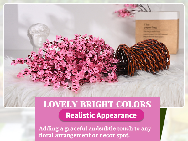 Pink Fake Flowers
