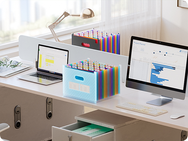 ThinkTex 26 Pockets Expanding File Folder