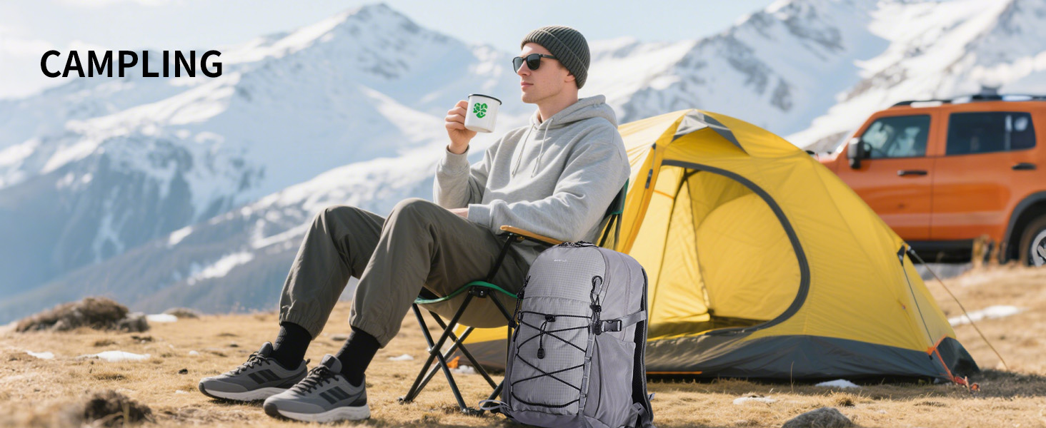Camping backpack