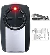 [1 Pack] KLIK5U-SS Universal 2-Button Remote for Chamberlain LiftMaster Craftsman Garage Door Ope...