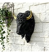 Mingzhang Wildlife Animal Heads Wall Decor Resin Animals Sculptures Head Wall Hanging Decoration ...